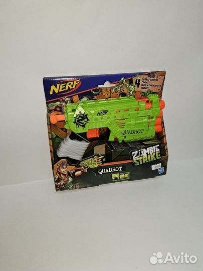 Nerf Бластер zombie strike (4 пули)