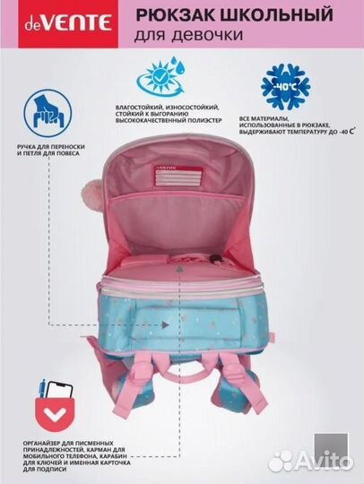 Рюкзак школьный для девочки