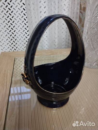 Ваза корзиночка СССР коллекционирование