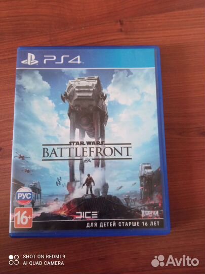 Диск для ps4 Battlefront