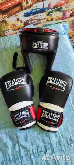 Боксерские перчатки 10 oz натуральная кожа