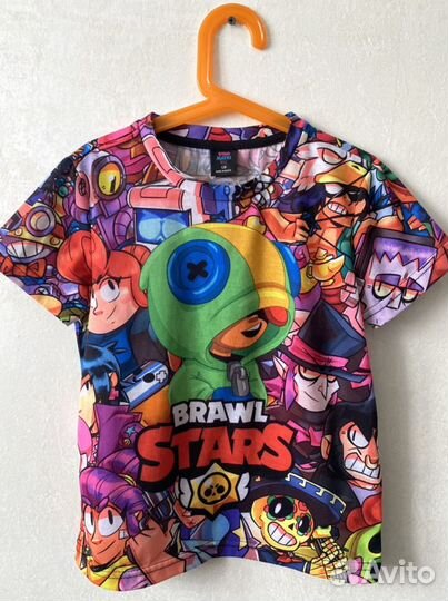 Детская футболка Brawl Stars рост 128