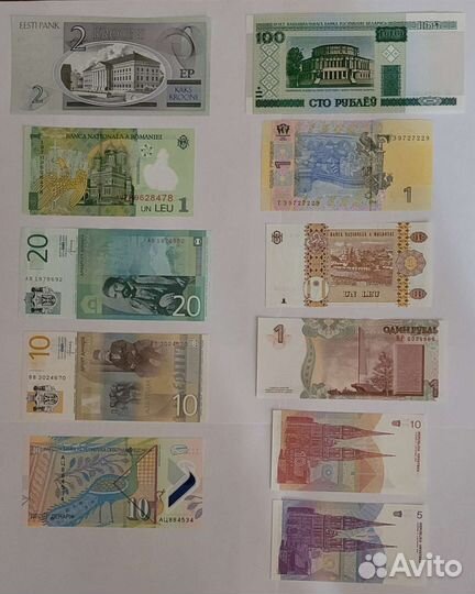 Банкноты Европы