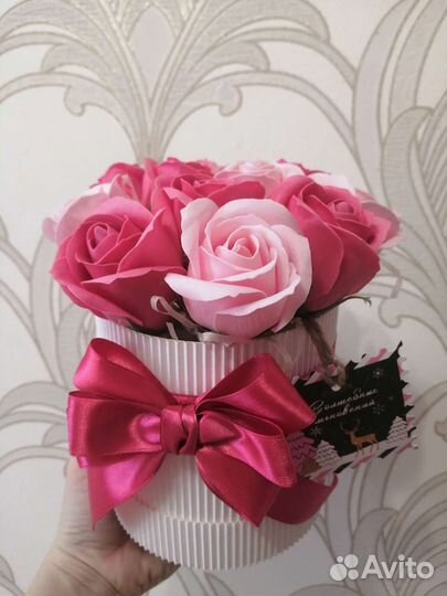 Букет цветов из мыла