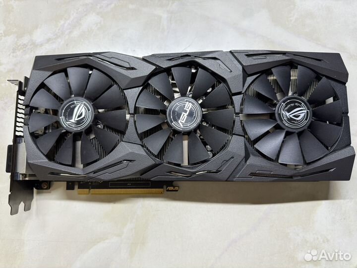 Видеокарта nvidia asus rog strix GTX 1060 6GB