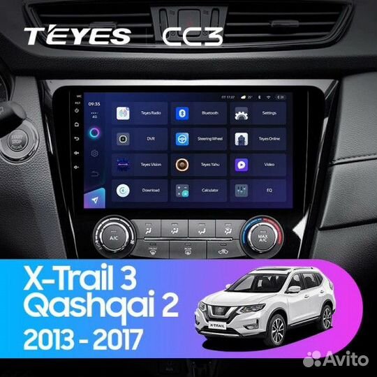 Магнитола Teyes CC3L 4/32 Nissan Qashqai