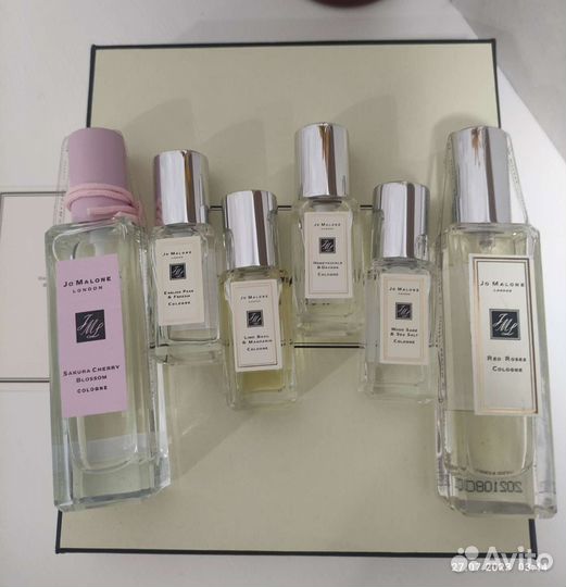 Jo malone пробники тестеры