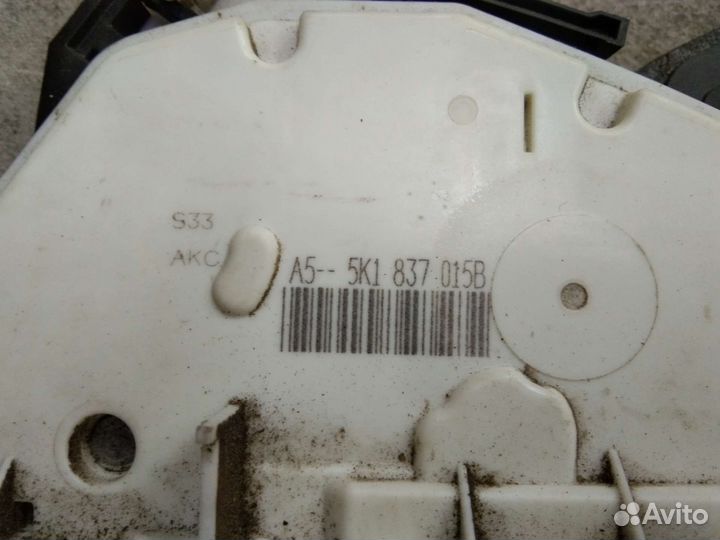 Замок передний левый Фольксваген Поло 5