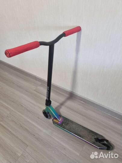 Трюковой самокат Vokul Saga, черный/бензиновый