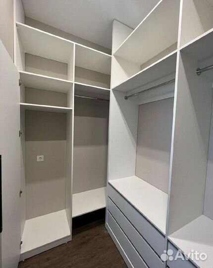 Изготовление гардеробной на заказ под ключ