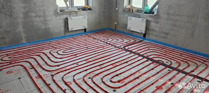 Монтаж систем отопления. Установка теплых полов