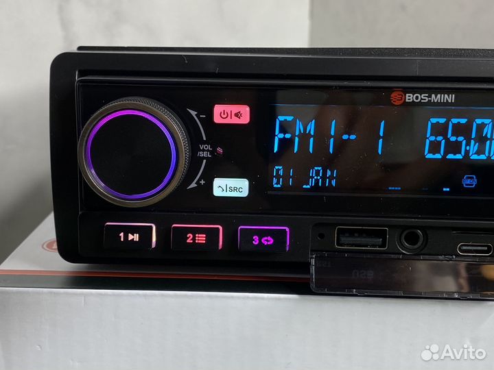 Магнитола 1 din bos mini DSP 9RCA арт324