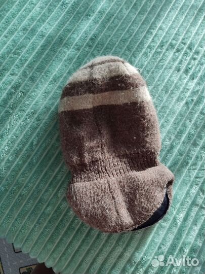 Шапка шлем для мальчика