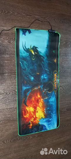 Игровой коврик для мыши с подсветкой