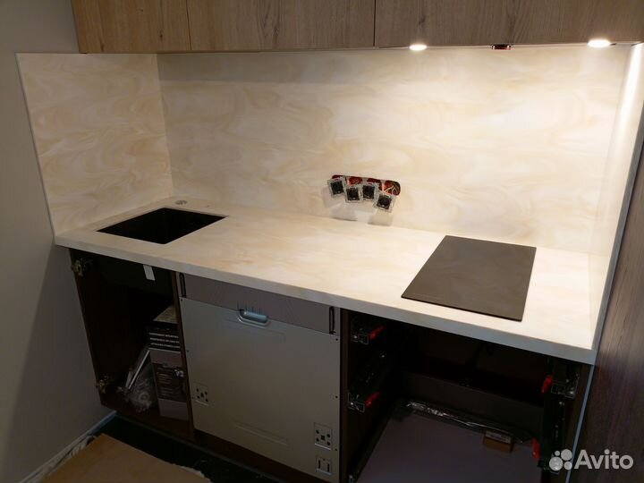 Столешницы по Вашим размерам из акрилового камня