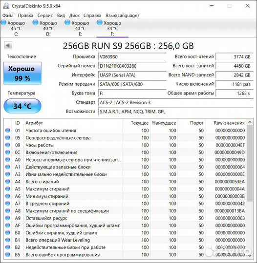 Ssd m2 256gb