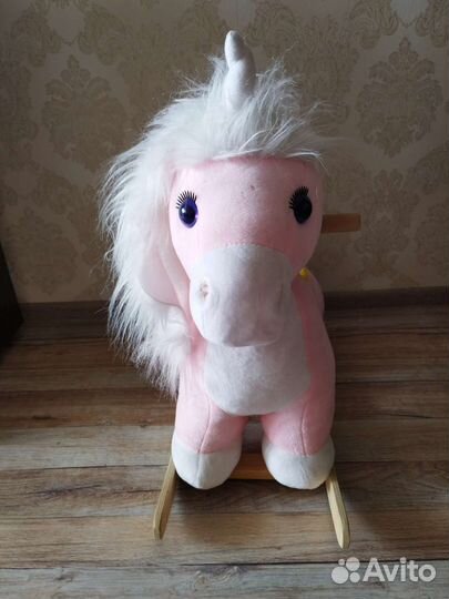 Детская игрушка качалка лошадка