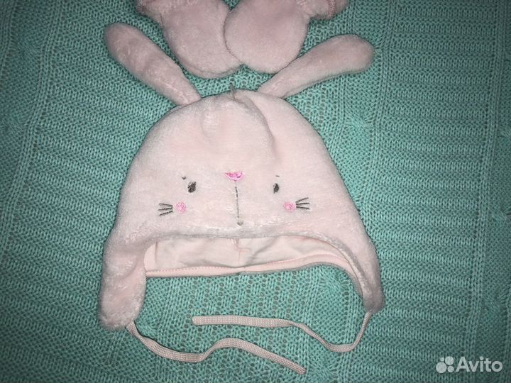 Новые шапочки Mothercare и H&M (6-12 мес)