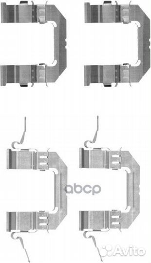 Монтажный комплект тормозных колодок M35 M45 AR