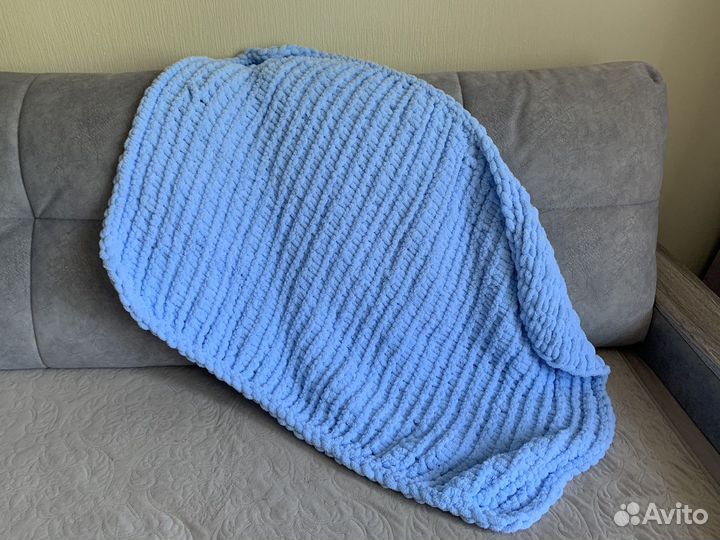 Плед детский вязаный