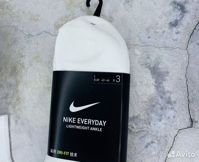 Носки Nike Ankle белые оригинал