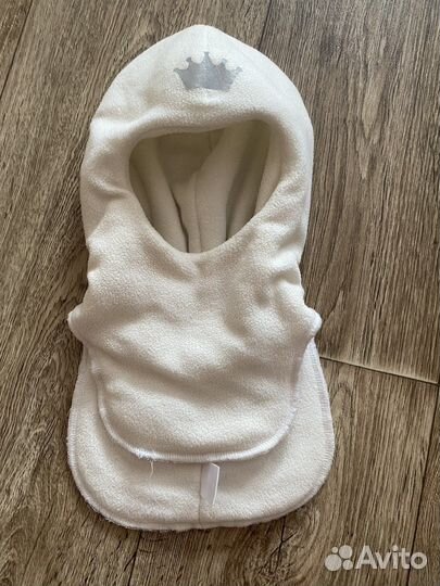 Шапка шлем зимняя для девочки