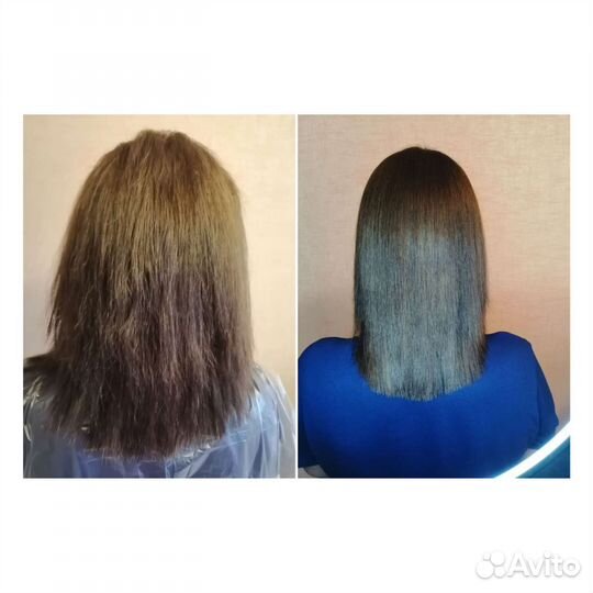 Кератиновое выпрямление и ботокс волос