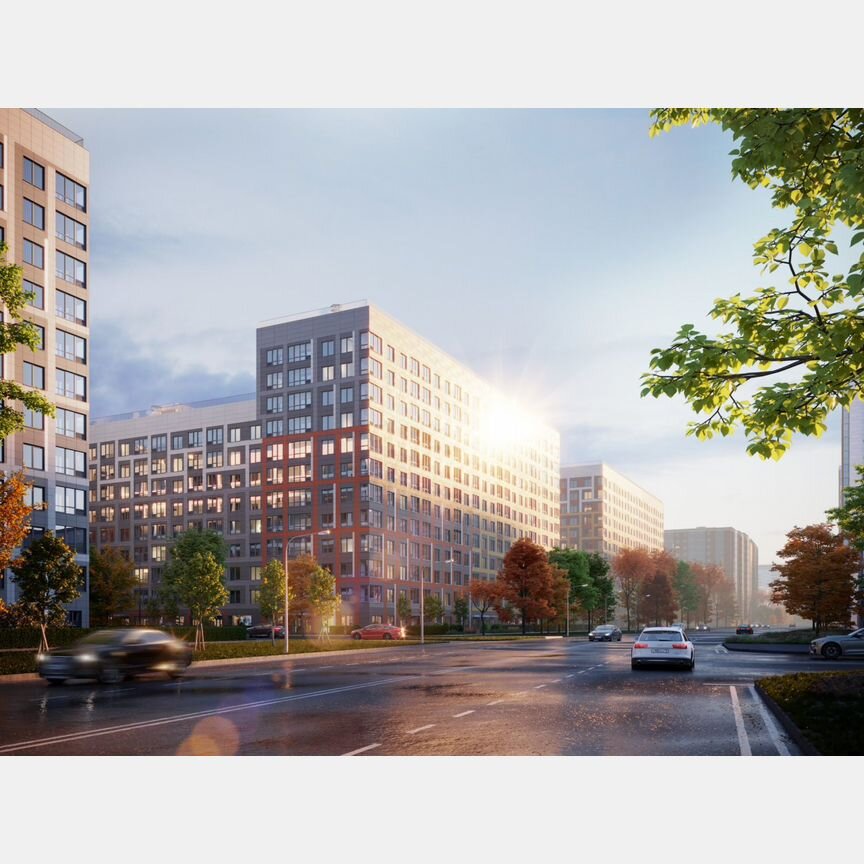 1-к. квартира, 44,2 м², 2/12 эт.