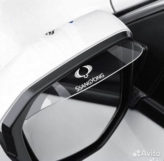 Прозрачные накладки антидождь Ssang Yong