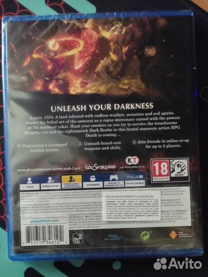 Игра Nioh 2 ps4 новая