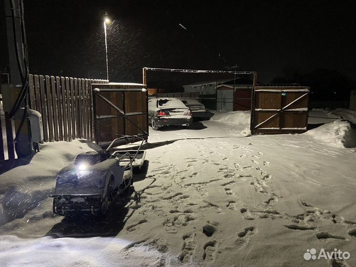 Снегоход мотобуксировщик barboss baltmotors 18 л.с