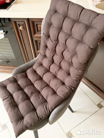 Подушка для стула со спинкой 4шт