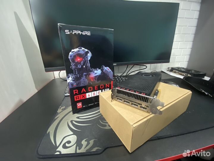 Видеокарта rx480 8gb