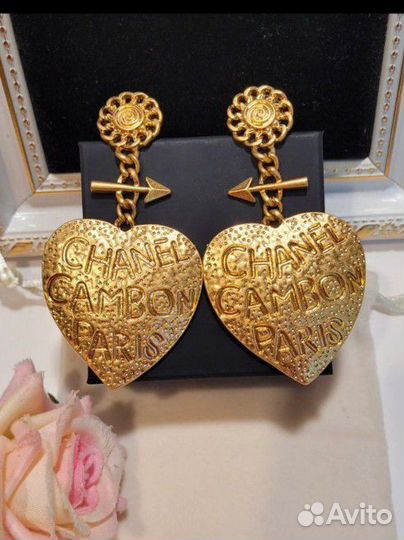 Серьги Chanel Cambon Винтажнаяколлекция