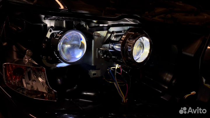 Улучшение фар Toyota Land Cruiser 200 Bi-LED