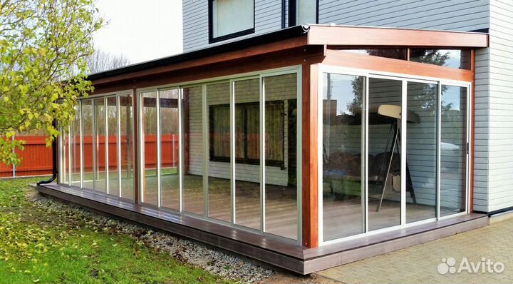 Раздвижное окно, алюминиевое окно