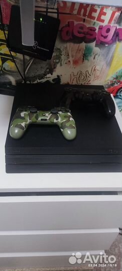 Sony playstation 4 PS4 pro 1tb с играми