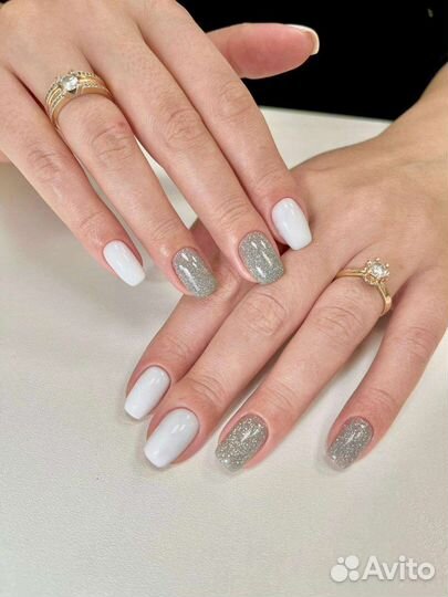 Маникюр гель лак. Ламинирование р. Мелирование