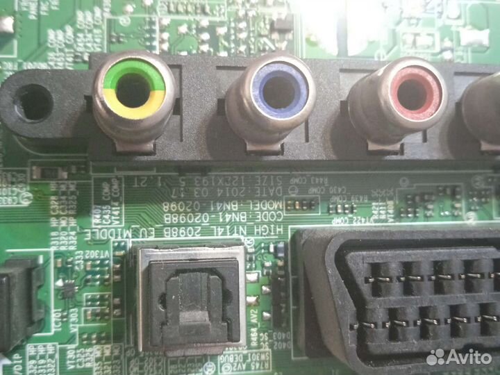 Материнская плата BN41-02098 и блок питания BN44