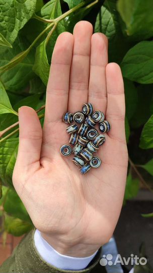 Бусины из керамики, ручная работа