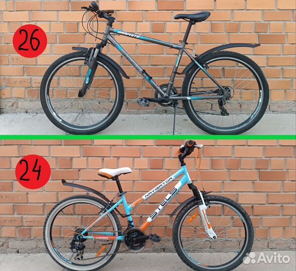 24 и 26 колесо. Отличное состояние велосипед