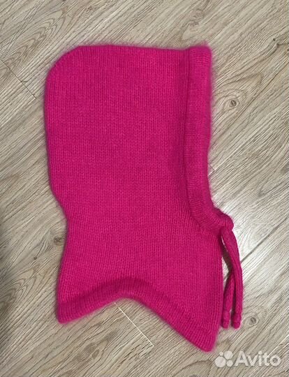 Капор и варежки из пуха норки