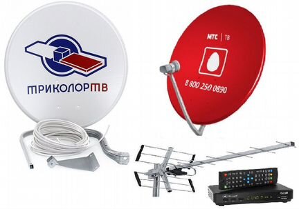 Установка спутникового и эфирного тв