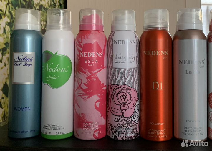Духи женские, Дезодорант парфюмированный женский