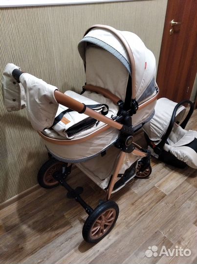Новая коляска с автолюлькой Luxmon V9, 3 в 1
