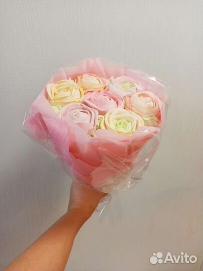 Съедобные букеты из зефира