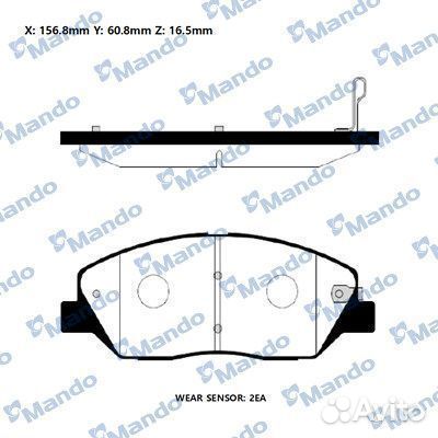 Колодки дисковые передние hyundai santafe, kia car