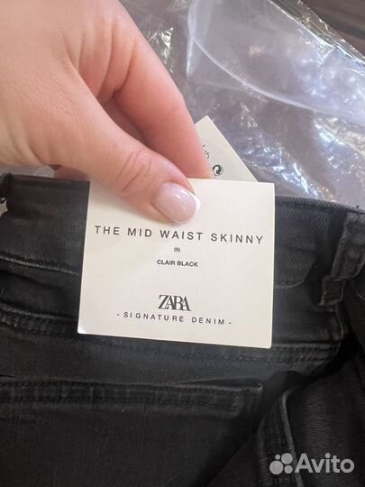 Джинсы Zara 42 новые женские skinny