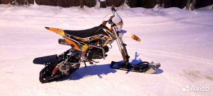 Сноубайк в сборе