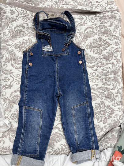 Комбинезон джинсовый детский